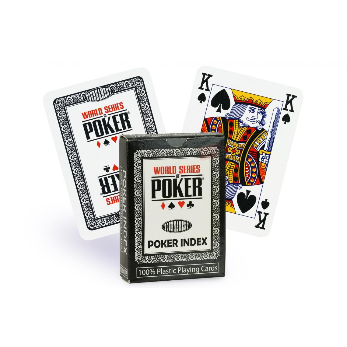 World Series Of Poker - Cartes WSOP Poker / Regular noir - Accessoires poker