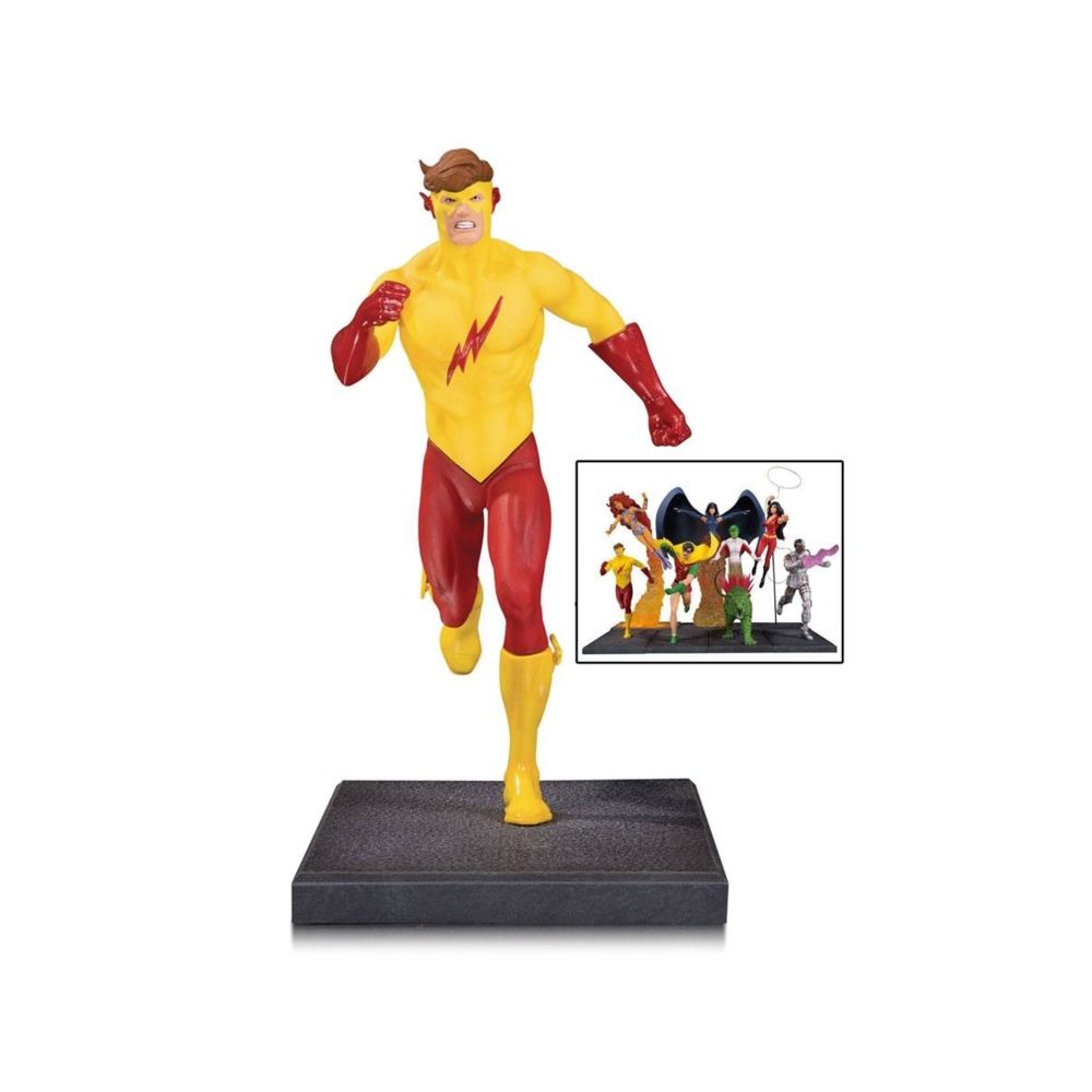 Dc Collectibles - Teen Titans - Statuette Kid Flash (partie 5 sur 7) 16 cm - Films et séries