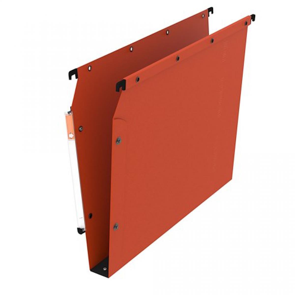 Oblique Az - Dossier suspendu kraft pression L'Oblique AZ fond 3 cm pour armoire - orange - Lot de 25 - Accessoires Bureau
