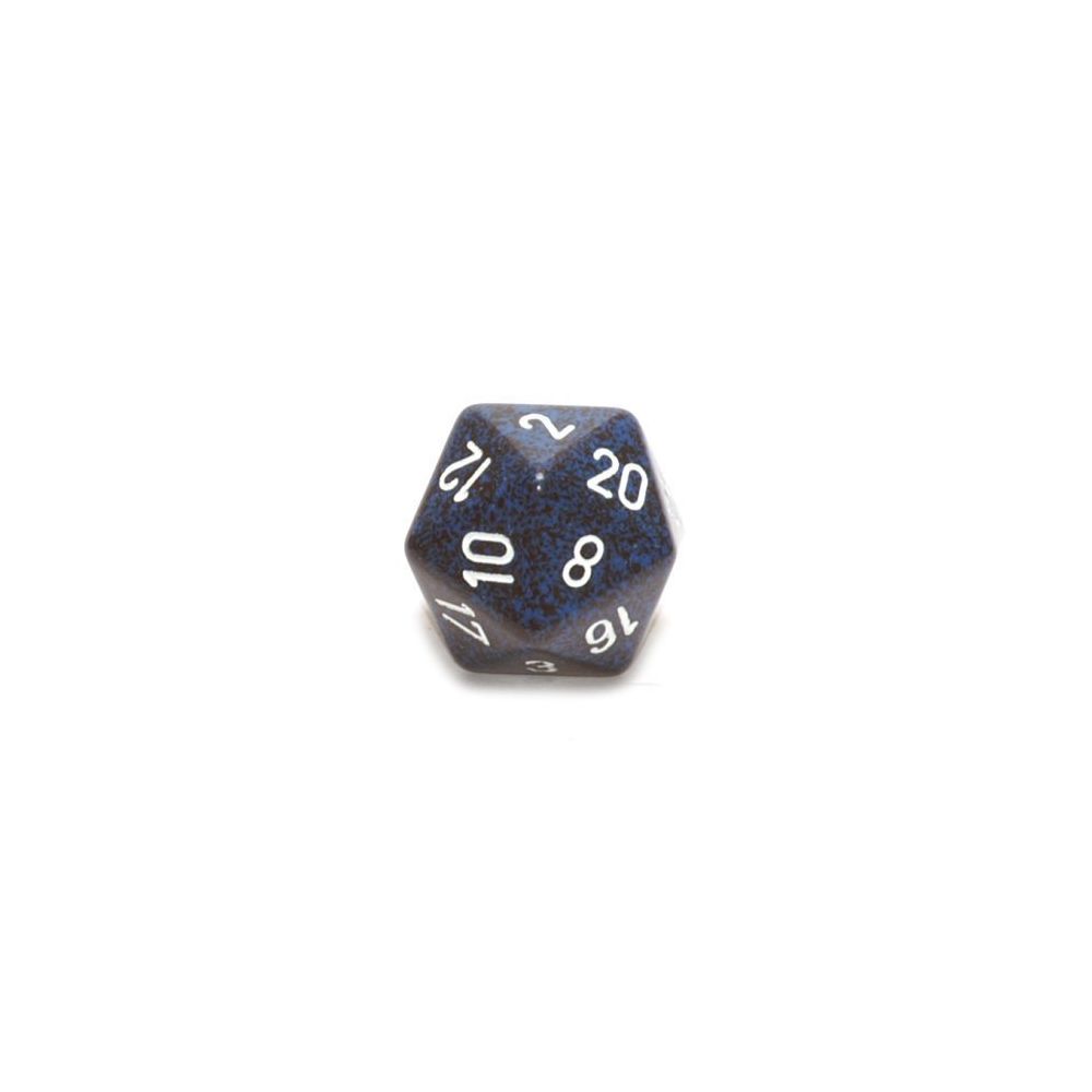 Chessex - Jumbo d20 Counter - Speckled 34mm Dice: Stealth - Carte à collectionner