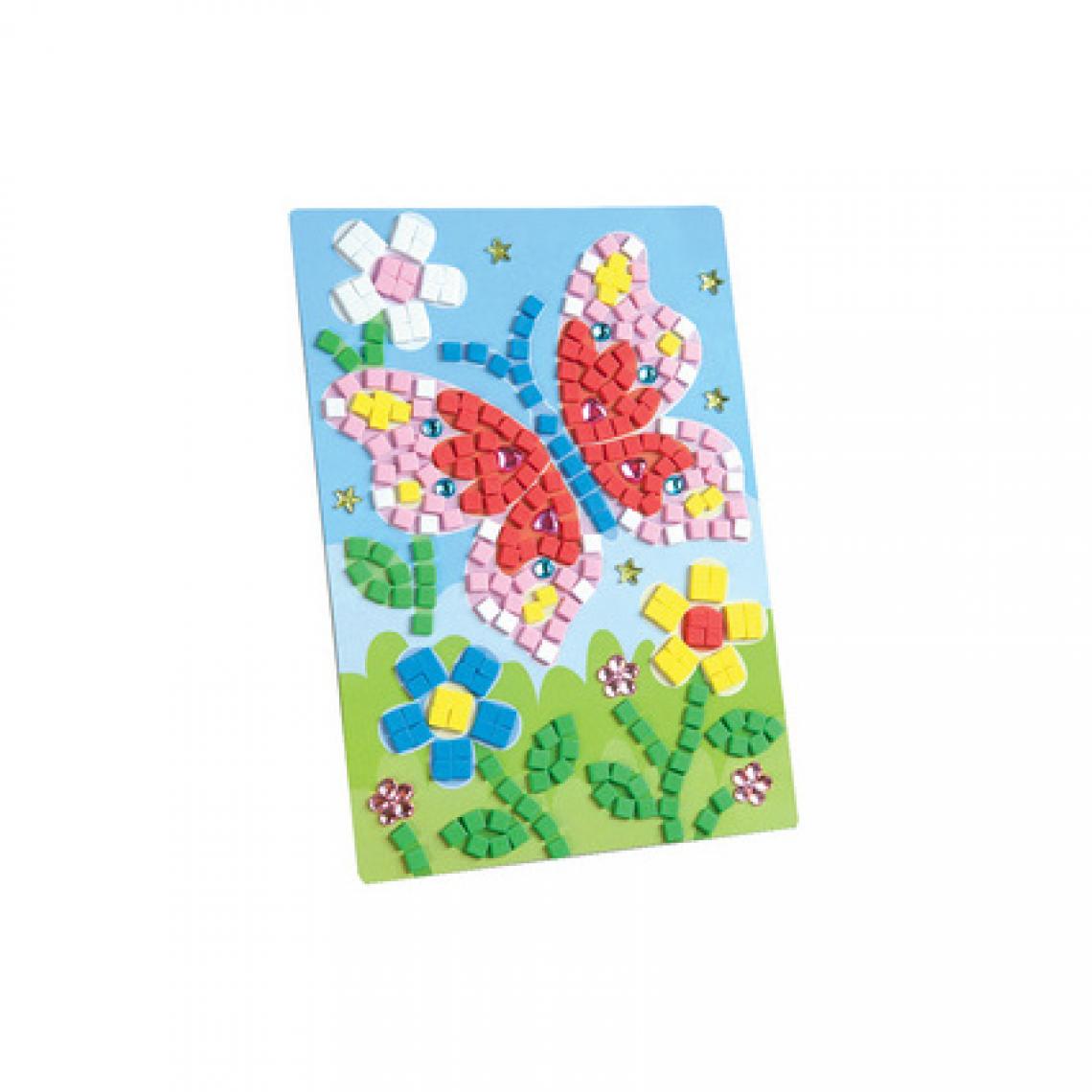 Folia - folia Mosaique de mousse caoutchouc 'papillon', 405 pièces () - Bricolage et jardinage