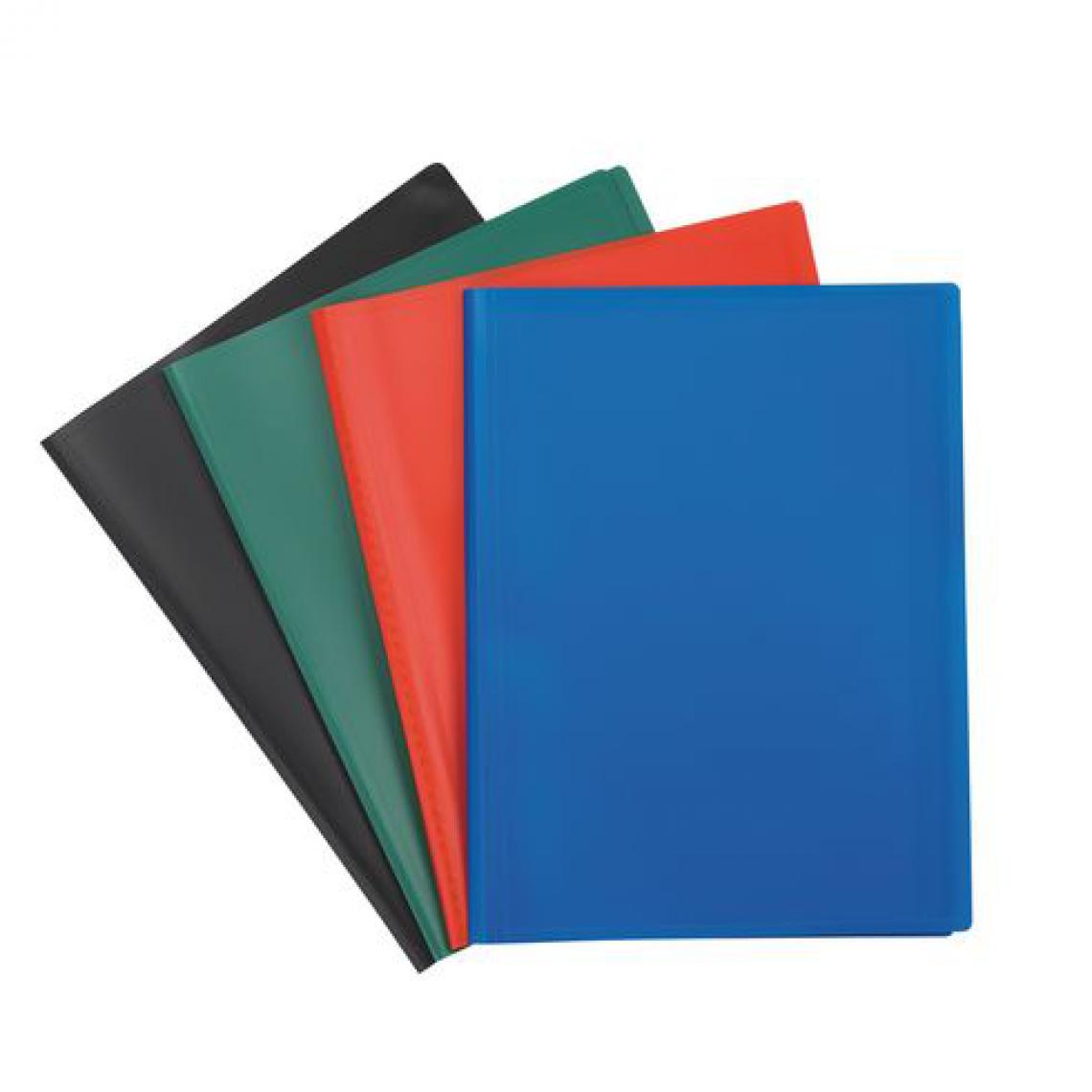 Oxford - Protège-documents A4 couleurs assorties - 10 pochettes - Lot de 10 - Accessoires Bureau