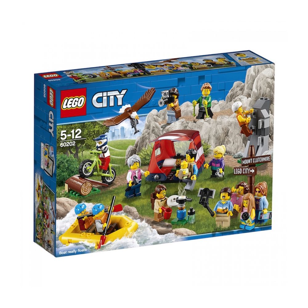 Lego - LEGO® City - Ensemble de figurines - Les aventures en plein air - 60202 - Briques Lego
