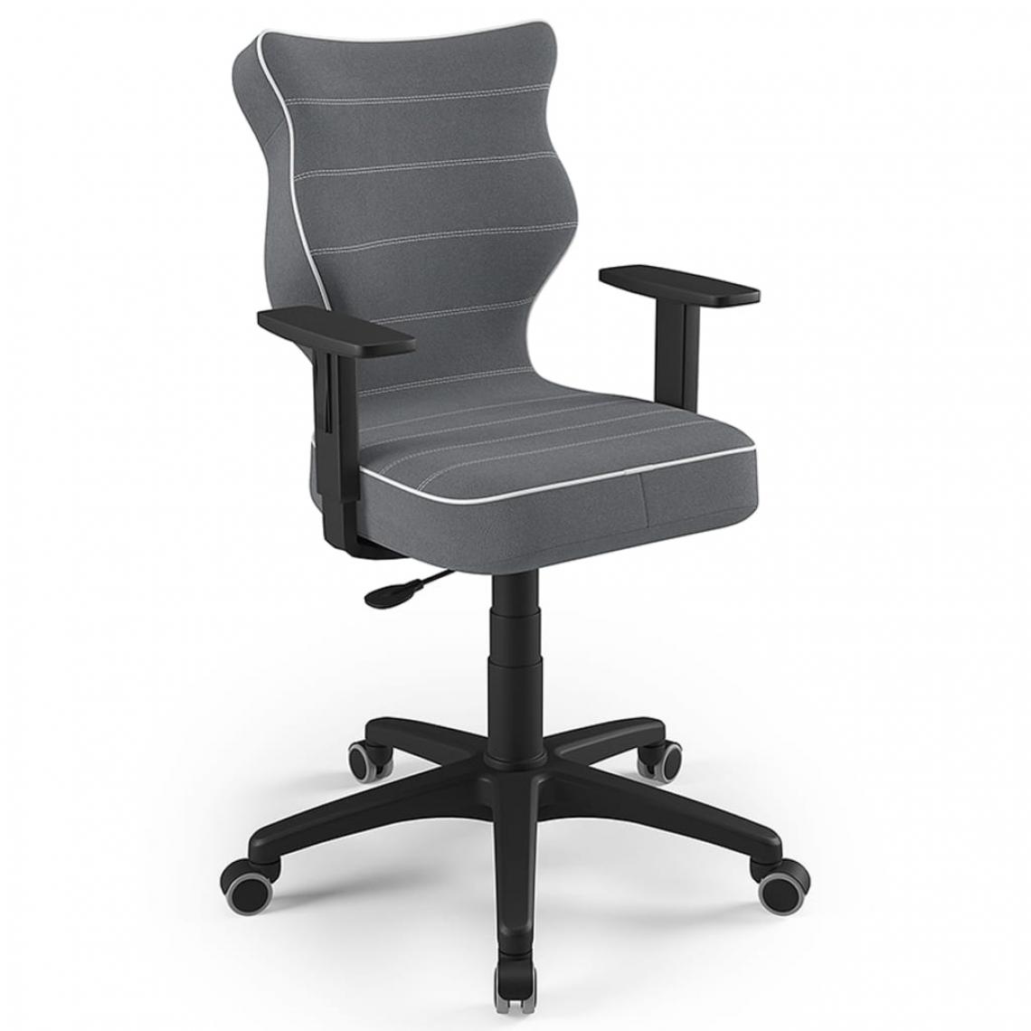 ENTELO - Entelo Chaise de bureau ergonomique enfants Duo JS33 Gris et noir - Sièges et fauteuils de bureau