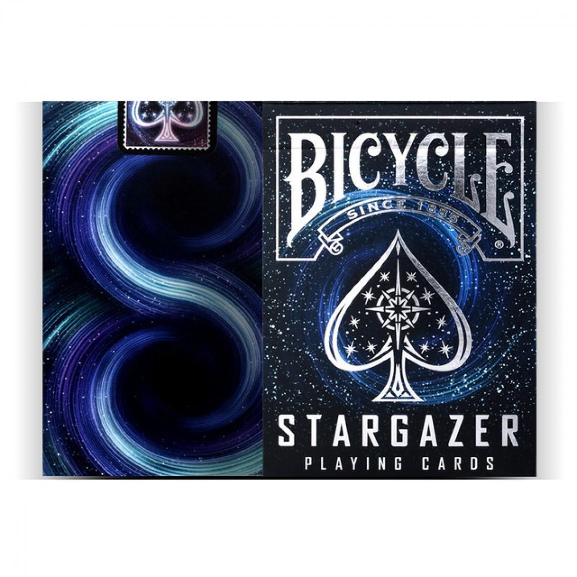 Universal - Vélo Star Top Poker Vide Galaxies Galaxies Deck Poker Taille Magique Jeu de cartes Magicien Magicien | Jeu de cartes(Bleu) - Jeux de cartes