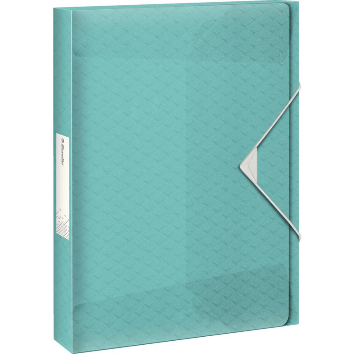 Esselte - Esselte Boîte de rangement Colour'Ice, A4, PP, 40 mm, bleu 4 () - Accessoires Bureau