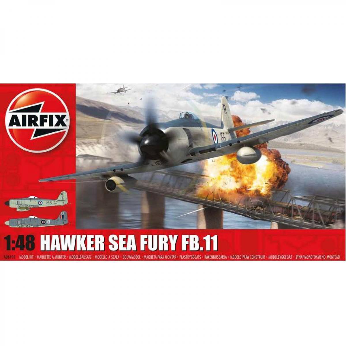 Airfix - Maquette Avion Hawker Sea Fury Fb.11 - Avions
