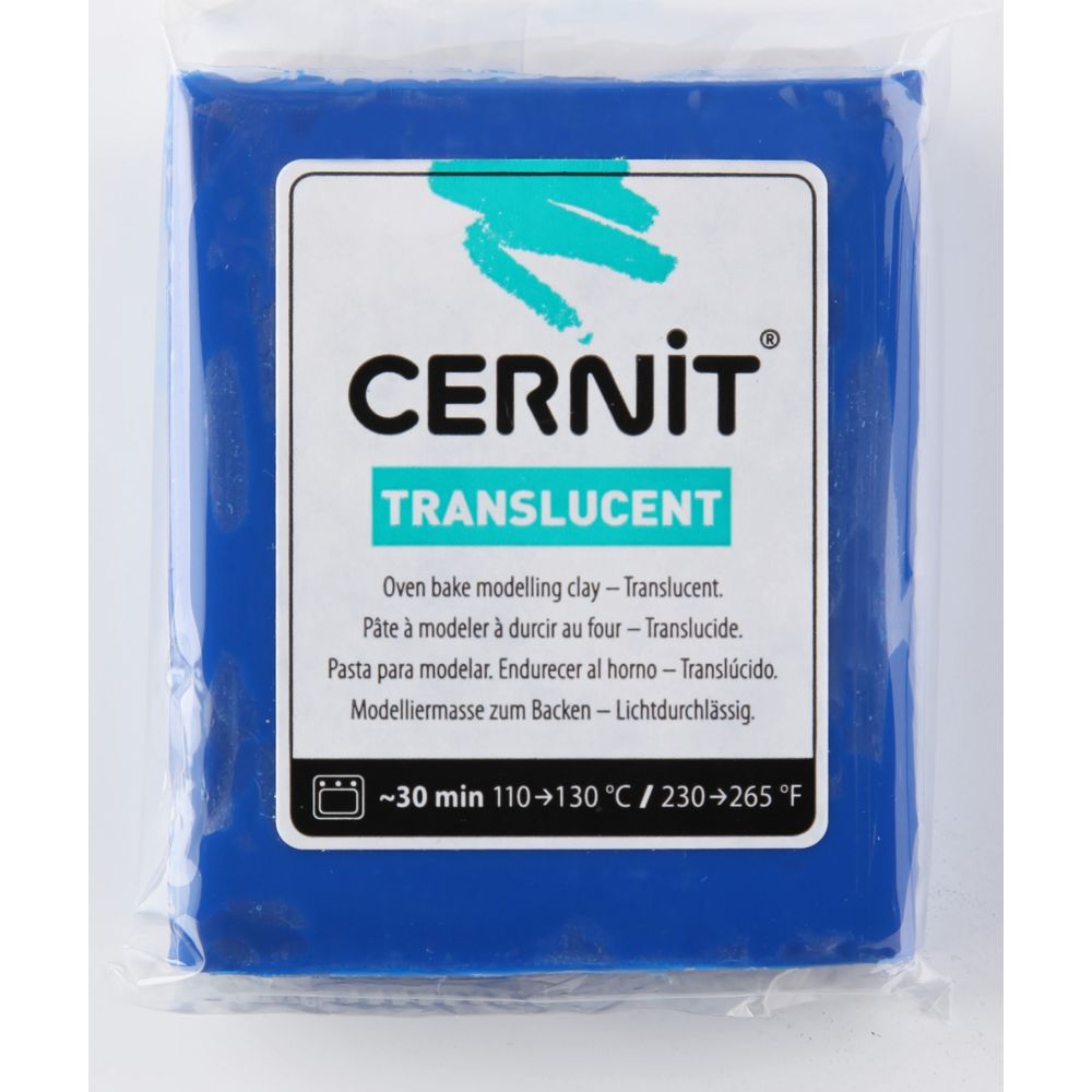 Cernit - Pâte Cernit Translucent 56 g Saphir (275) - Cernit - Modelage