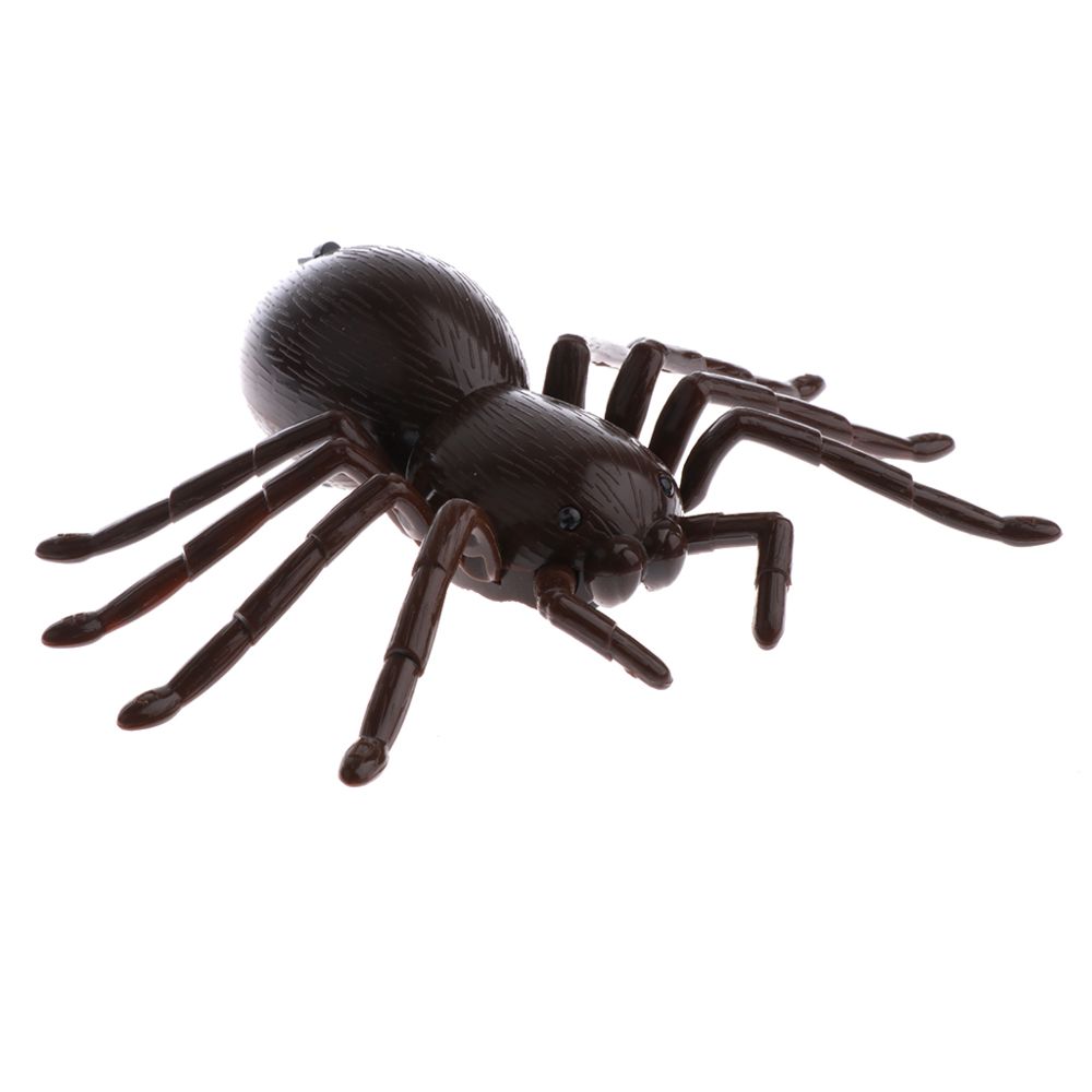 marque generique - télécommande infrarouge rc insectes jouet pratique farce astuces araignée brun - Jeux éducatifs