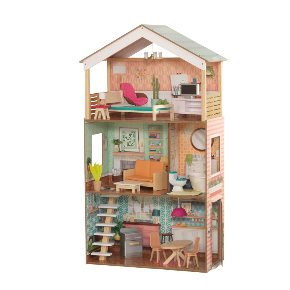 KidKraft - Maison de poupées en bois Dottie - 65965 - Maisons de poupées