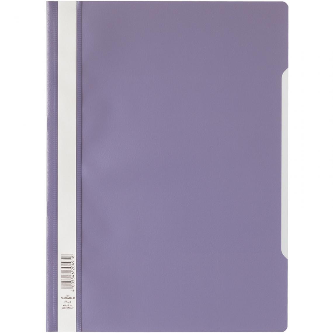 Durable - DURABLE Chemise à lamelles, A4, en film PP, violet () - Accessoires Bureau