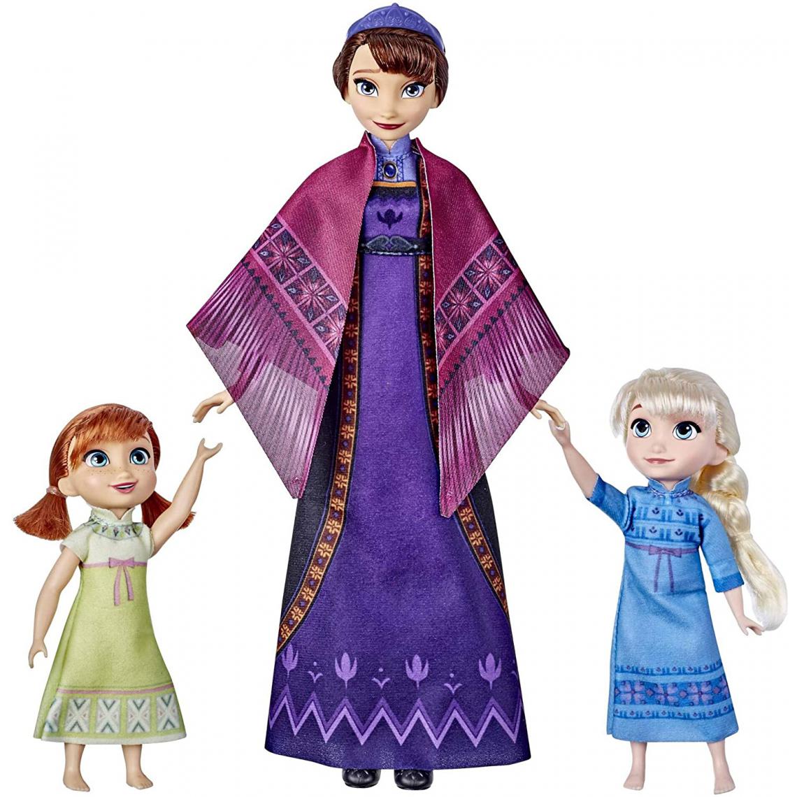 Disney Montres - poupées électroniques Elsa et Anna avec leur maman Iduna - Poupées