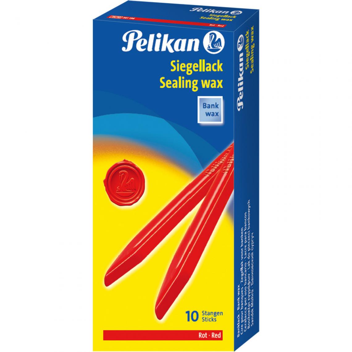 Pelikan - Pelikan Cire à cacheter Cire banque, rouge, boîte pliante () - Accessoires Bureau