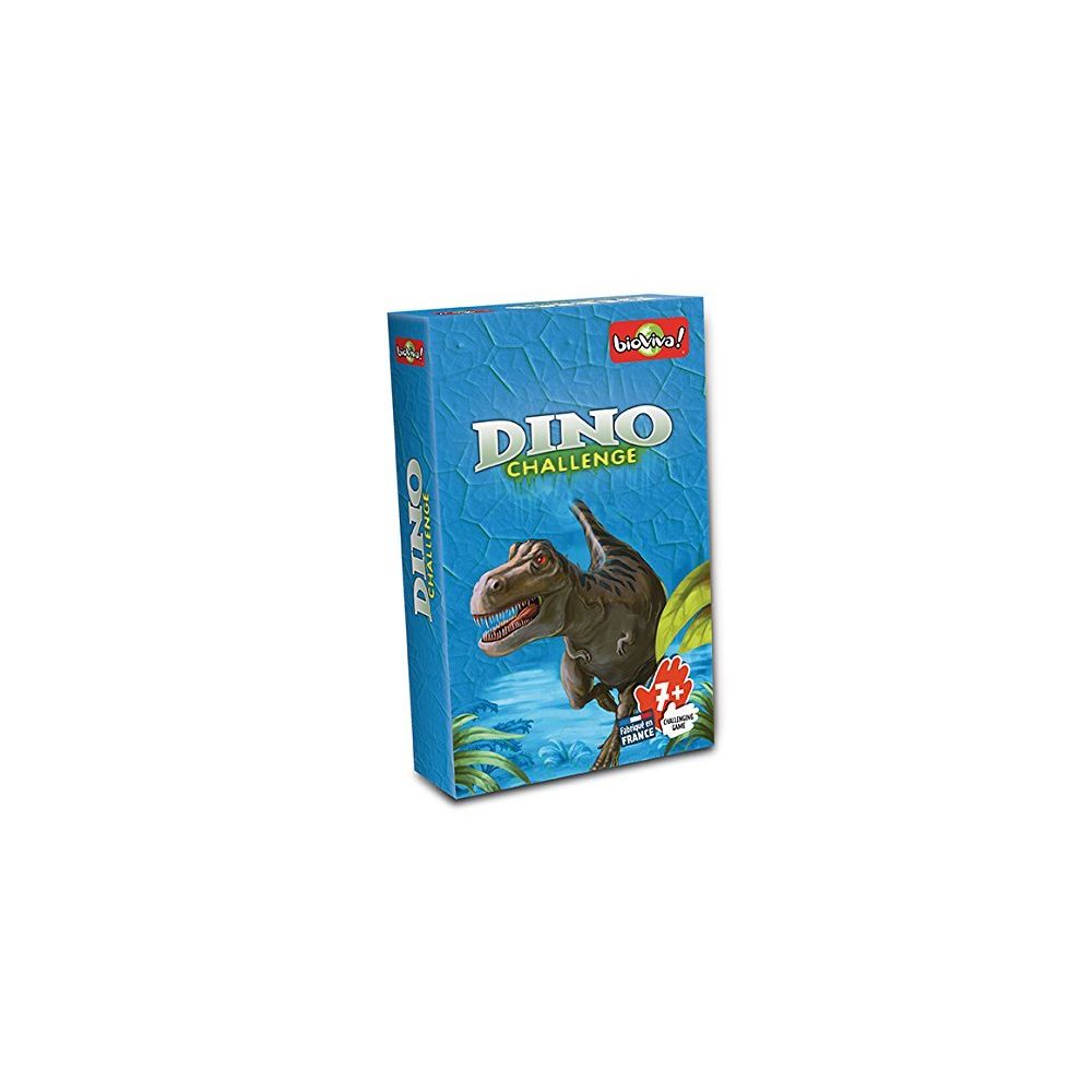 Bioviva - Bioviva Dino Challenge Blue - Dinosaur Educational Card Game - Jeux de cartes
