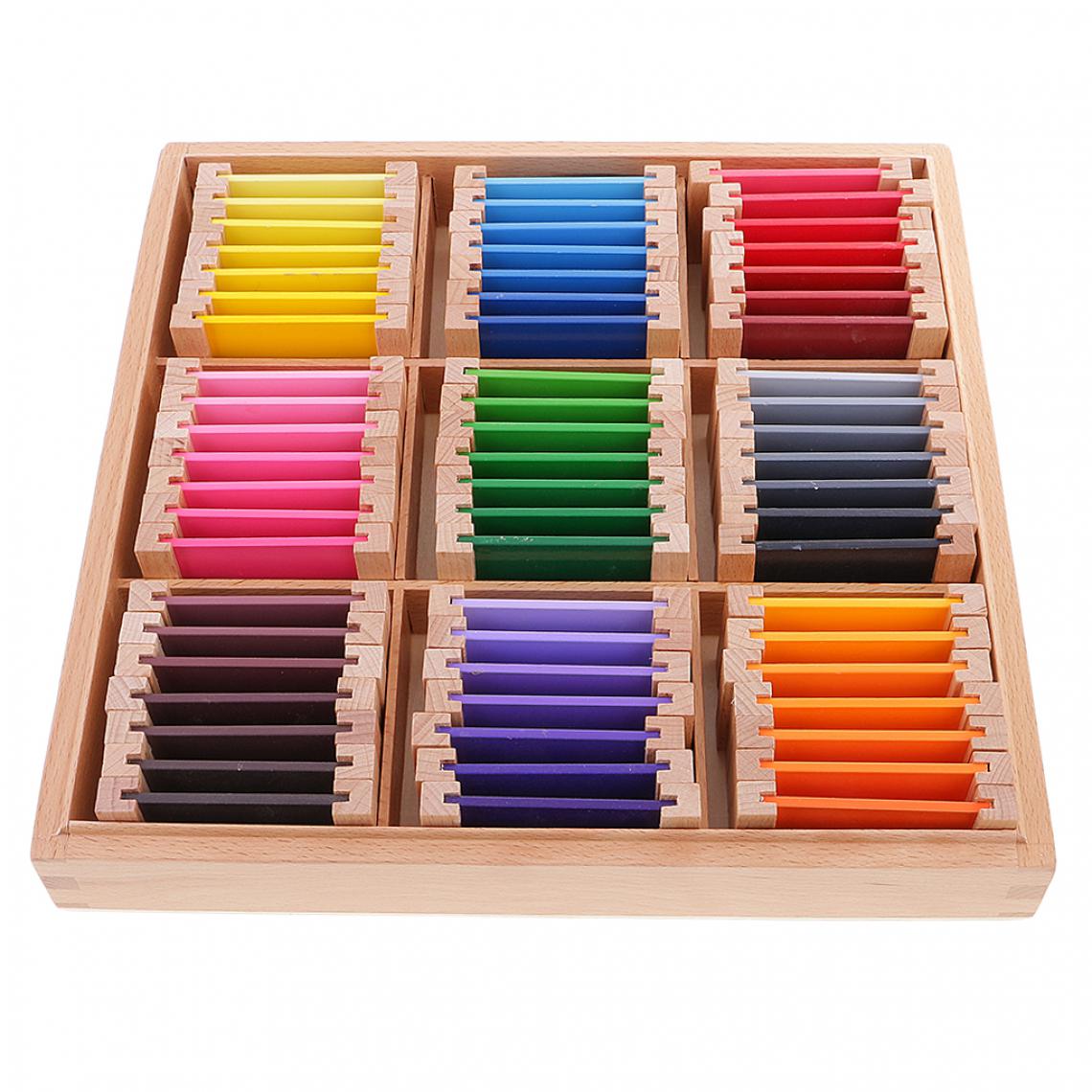 marque generique - Montessori matériel sensoriel apprentissage boîte de couleur enfants éducatif jouet moyen - Jeux éducatifs