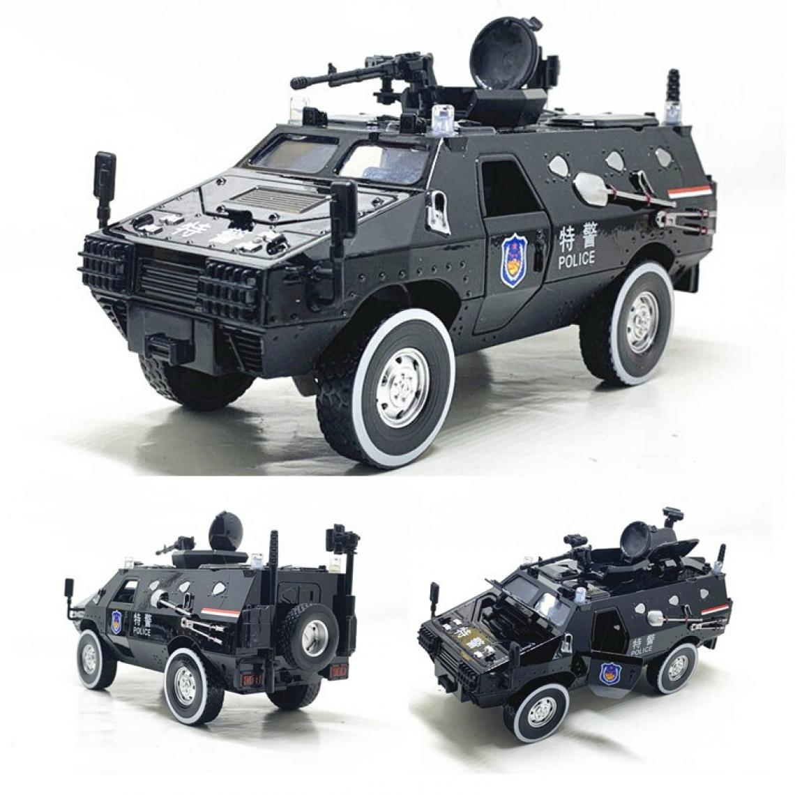 Universal - 1: 32 Modèle de voiture militaire Jouets moulés sous pression Livraison gratuite pour les enfants Cadeaux | Voitures jouets moulés sous pression(Le noir) - Voitures