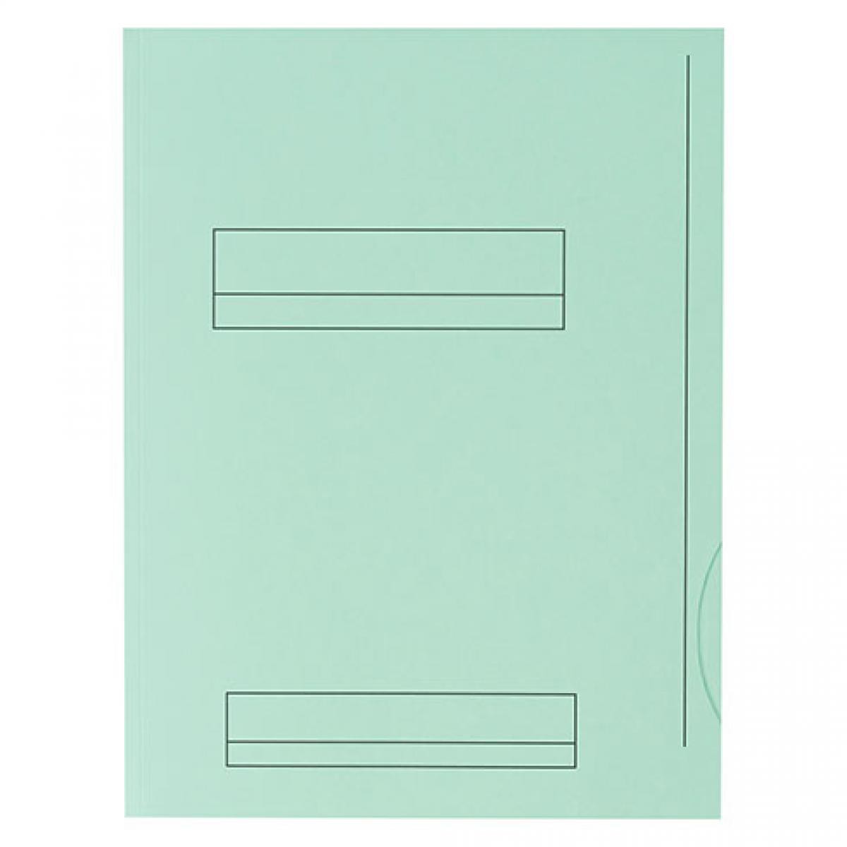Oxford - Chemises dossier 2 rabats Fast 24 x 32 cm vert pastel - Paquet de 50 - Accessoires Bureau