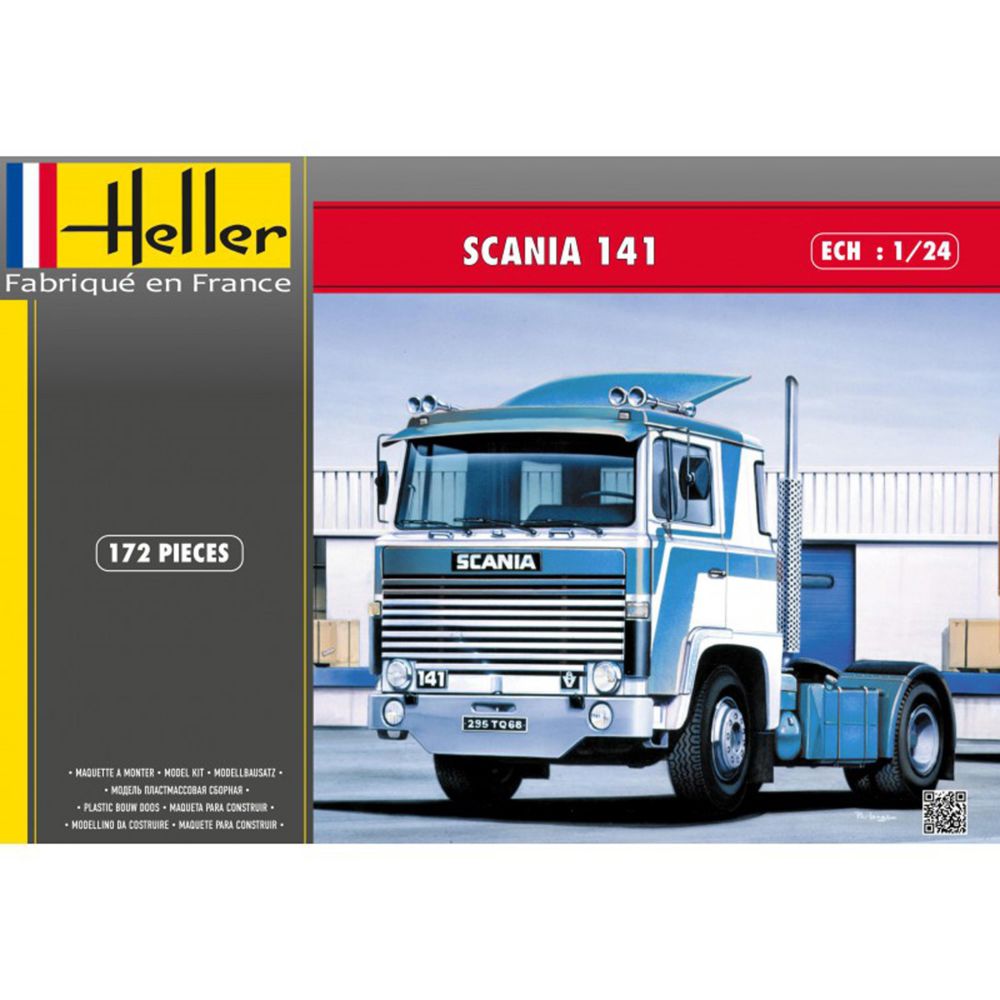 Heller - Maquette camion : Scania 141 Gervais - Camions