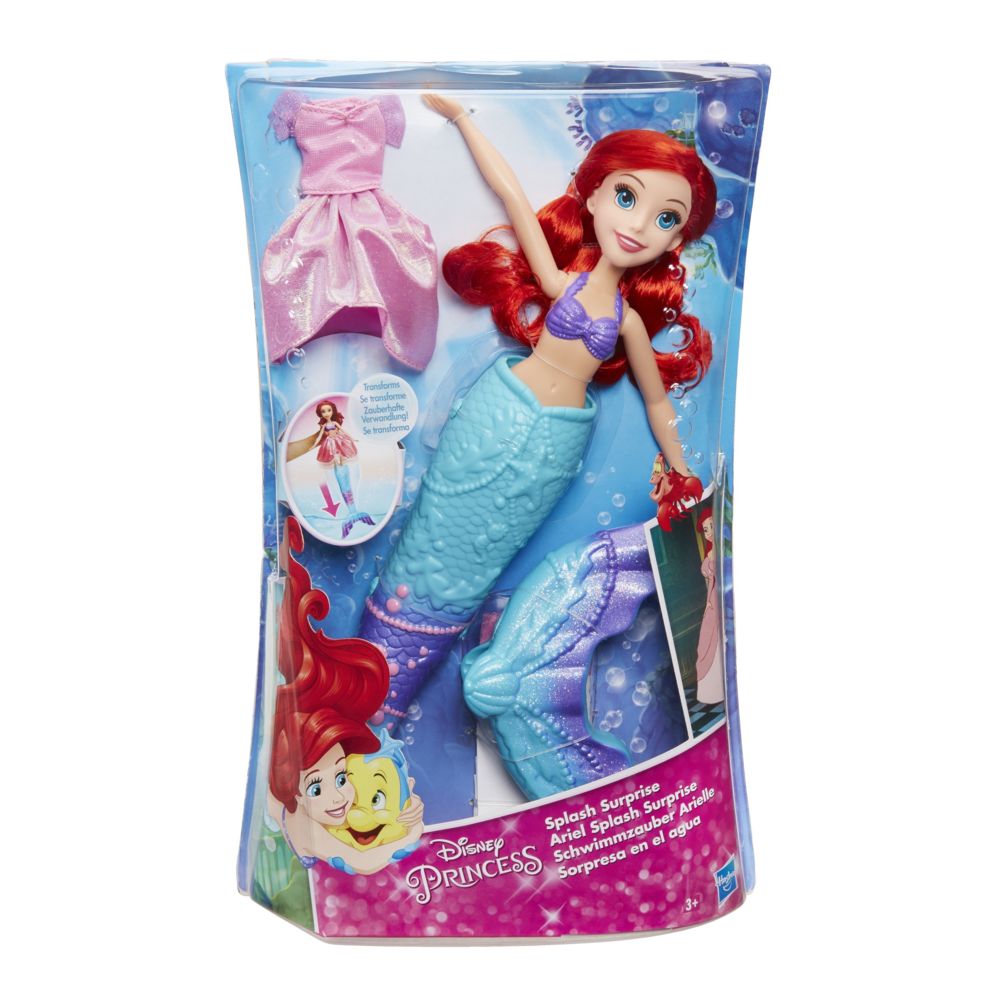Disney Princesses - Disney Princesses Ariel splash surprise - B9145EU40 - Poupées mannequins