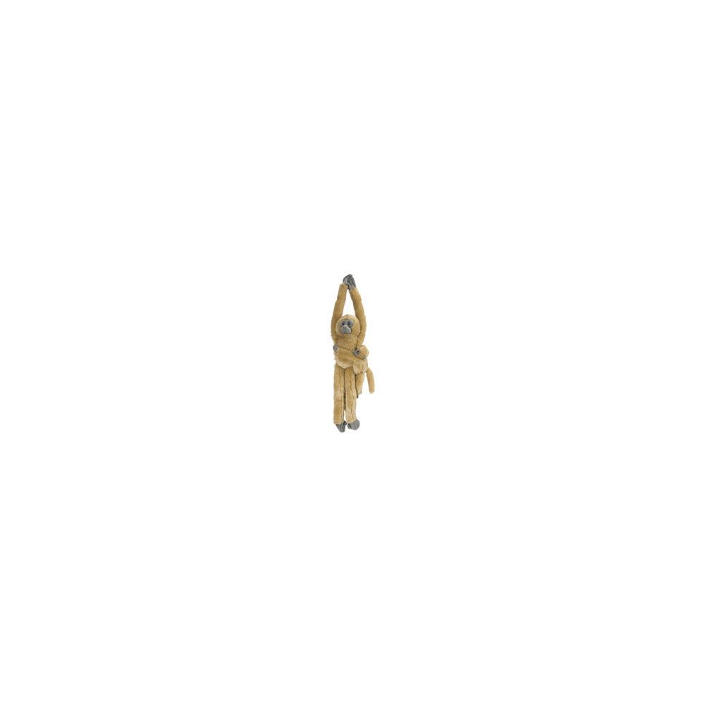Wild Republic - Peluche Douc Langur marron avec bébé 51 cm - Peluches géantes