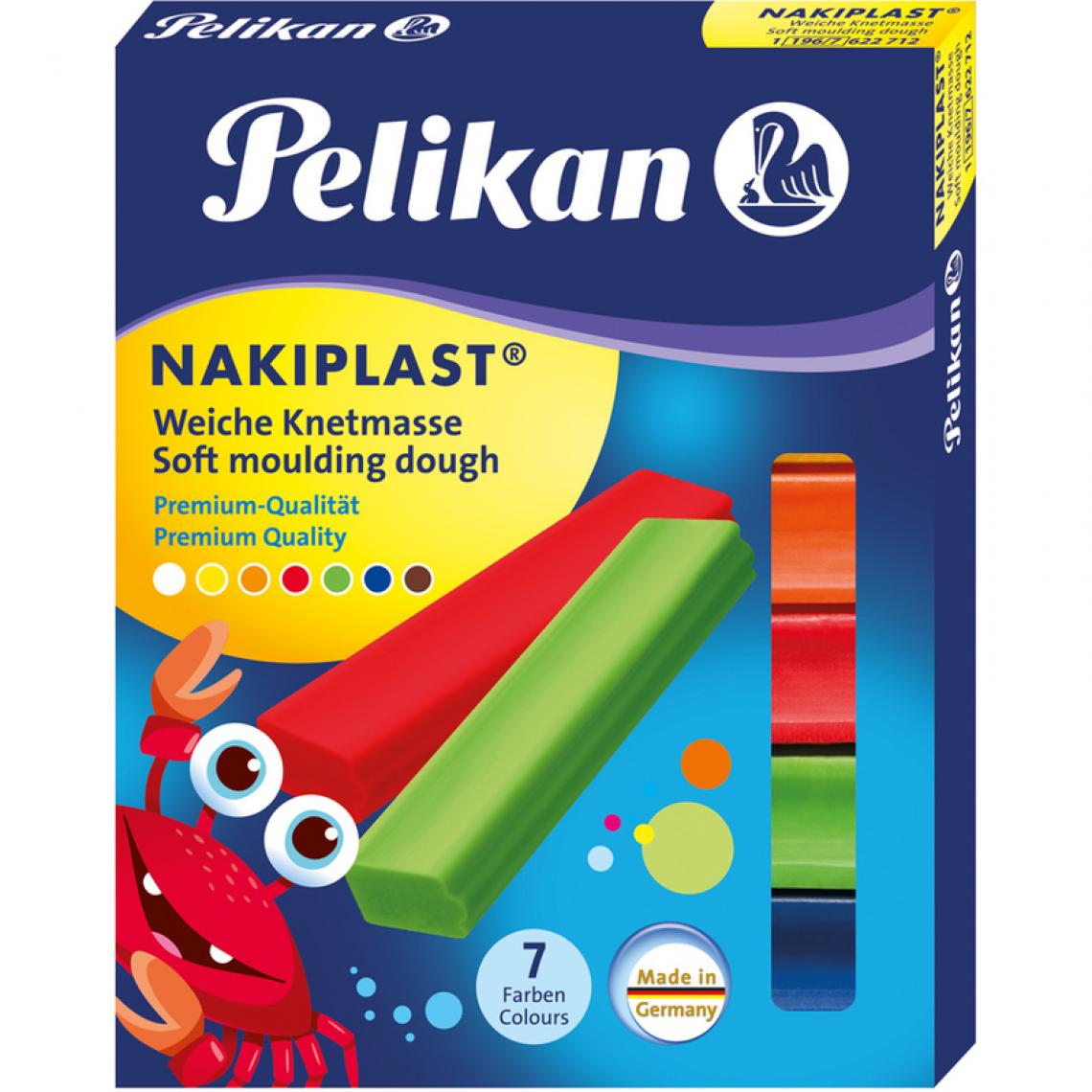 Pelikan - Pelikan Pâte à modeler Nakiplast grande qualité196/7,assorti () - Modelage