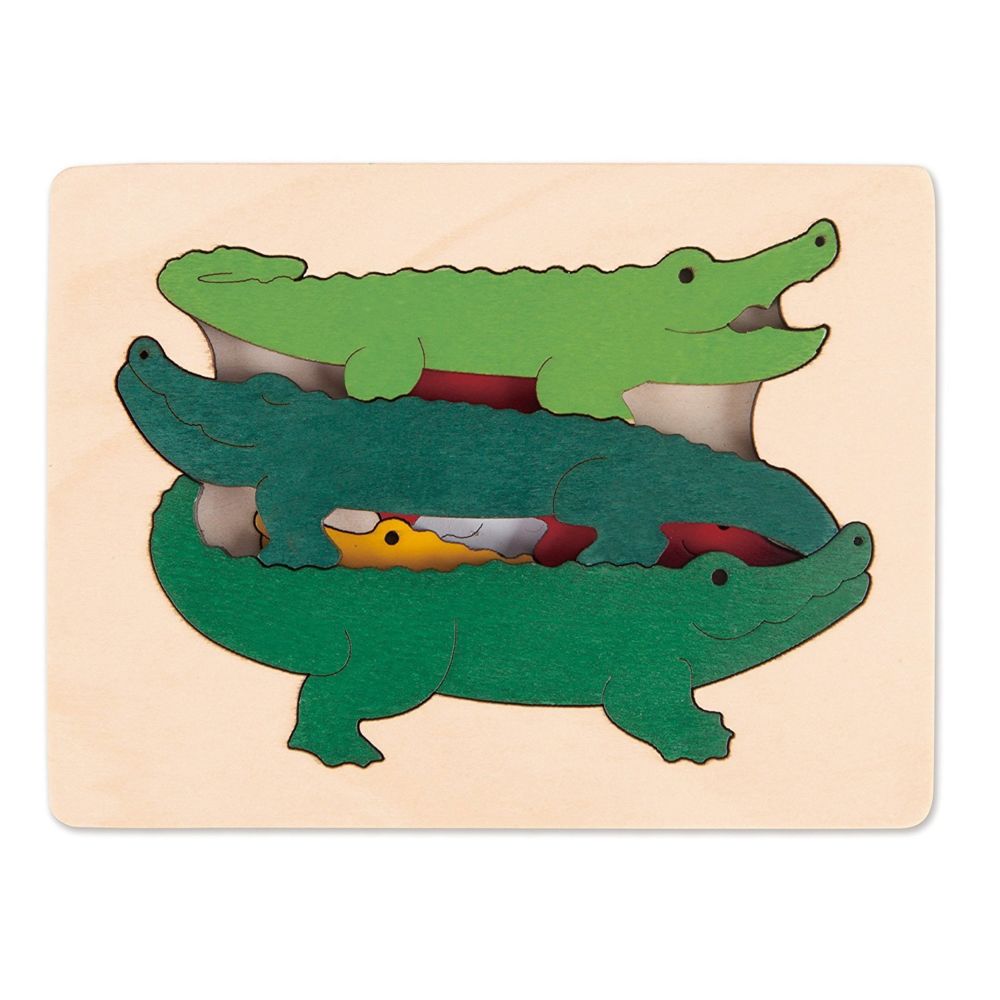 Hape Toys - Puzzle - Crocodiles - Animaux