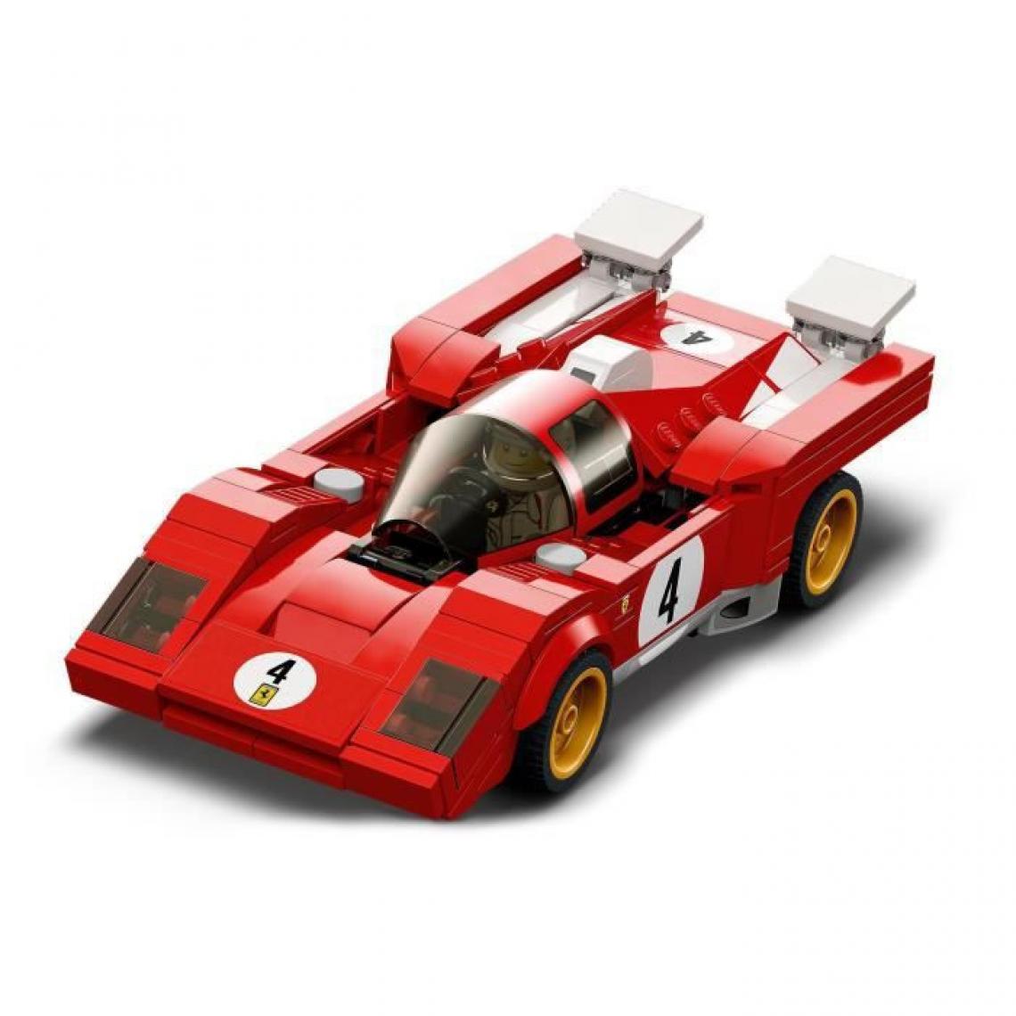 Lego - LEGO 76906 Speed Champions 1970 Ferrari 512 M Modele Réduit de Voiture de Course, Jouet de Construction pour Enfants - Briques et blocs