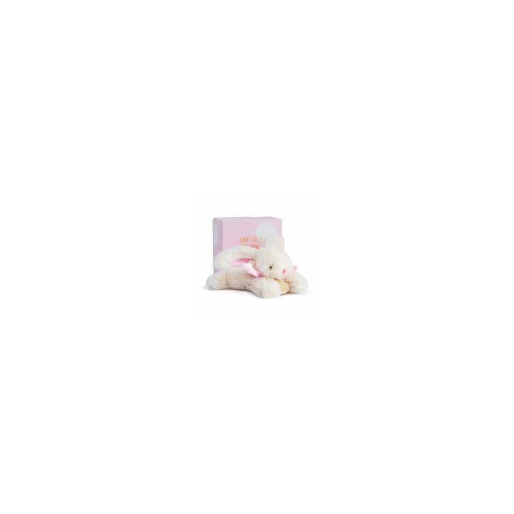 Doudou et compagnie - Doudou lapin bonbon rose 16 cm - Doudous