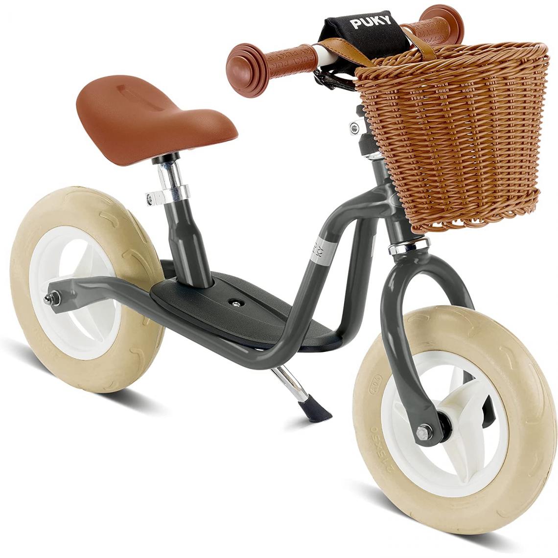 PUKY - Puky 3099 - LR M Classic Draisienne avec panier et béquille, gris - Tricycle