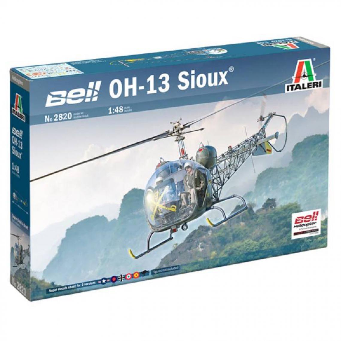 Italeri - Maquette Hélicoptère Bell Oh-13 Sioux - Hélicoptères