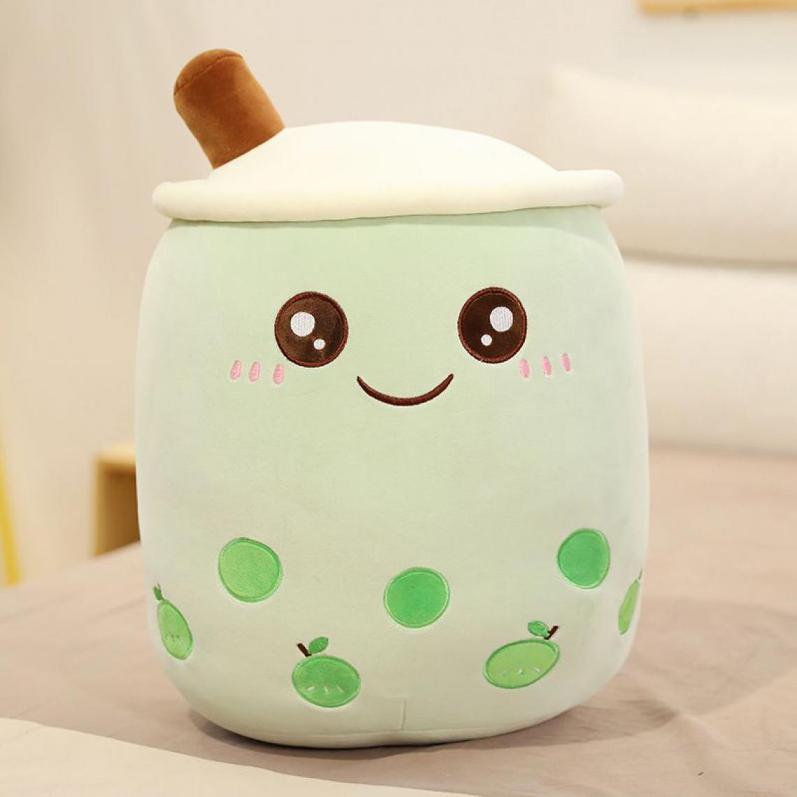 Generic - Poupées en Peluche Miaoowa en forme de tasse de thé  au lait servir d’oreiller Pour enfant et adulte  35 cm - Vert  - Animaux