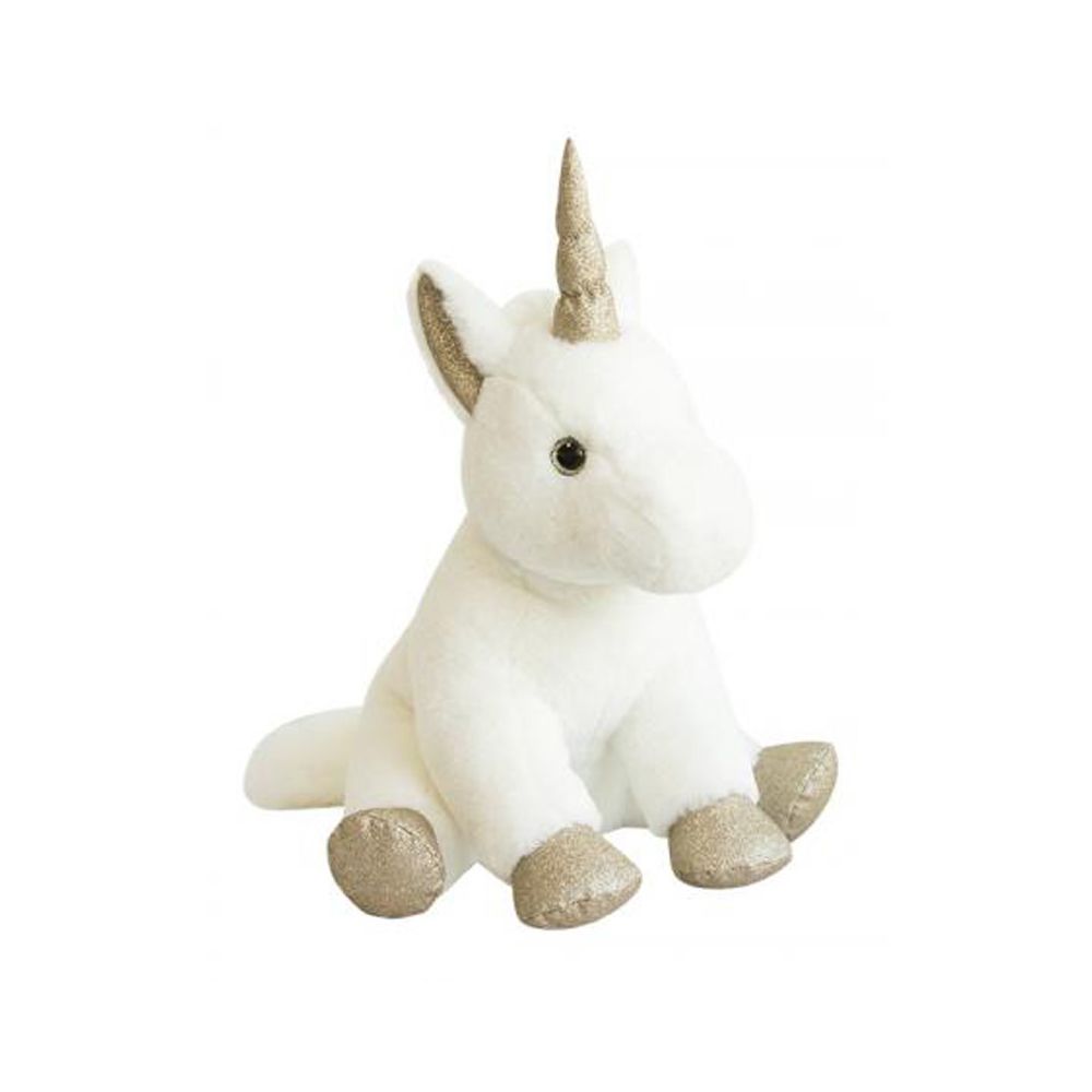 Histoire d'ours - Peluche Girls & Glitter : Licorne or 45 cm - Animaux