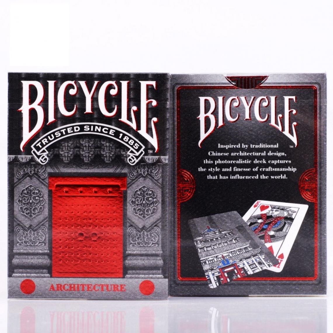 Universal - Un vélo, une carte de poker, une carte de poker, une édition limitée, un pont, de nouvelles cartes scellées, des trucs magiques, des accessoires.(Le noir) - Jeux de cartes