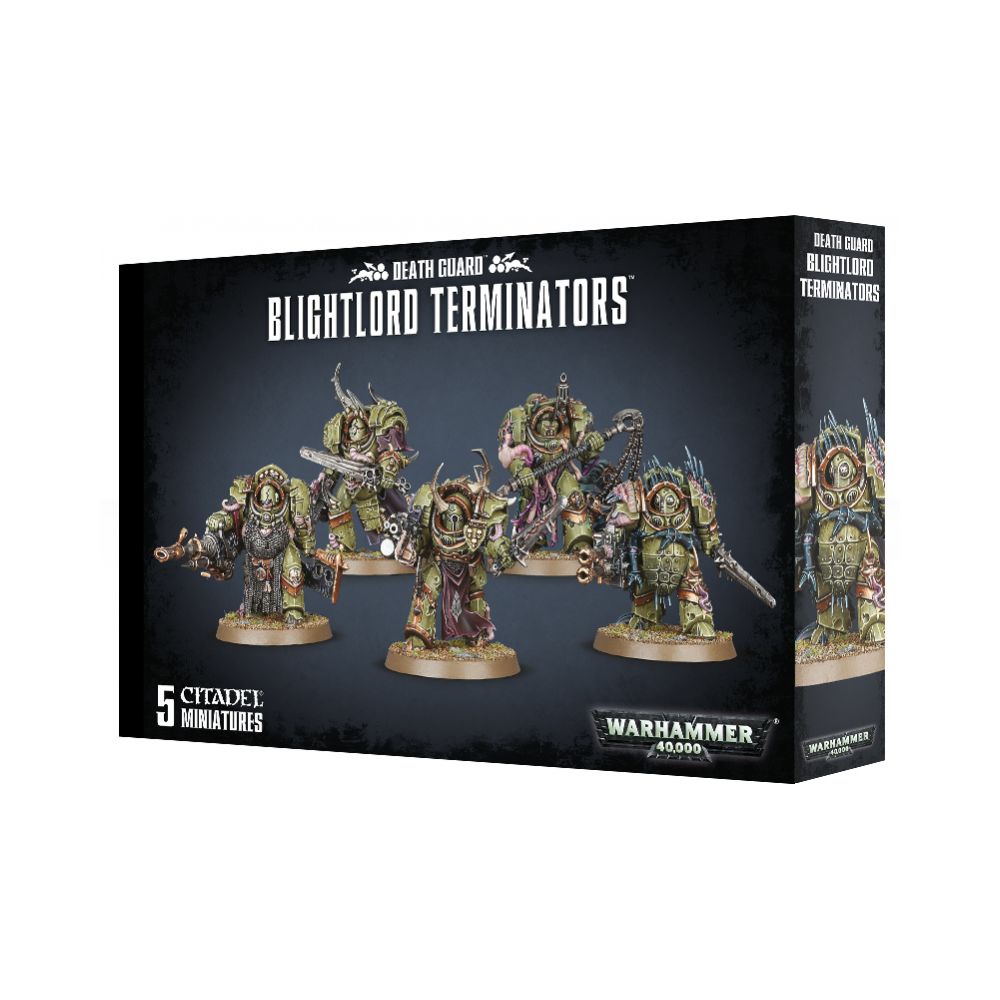 Games Workshop - Warhammer 40k - Death Guard Blightlord Terminators - Guerriers