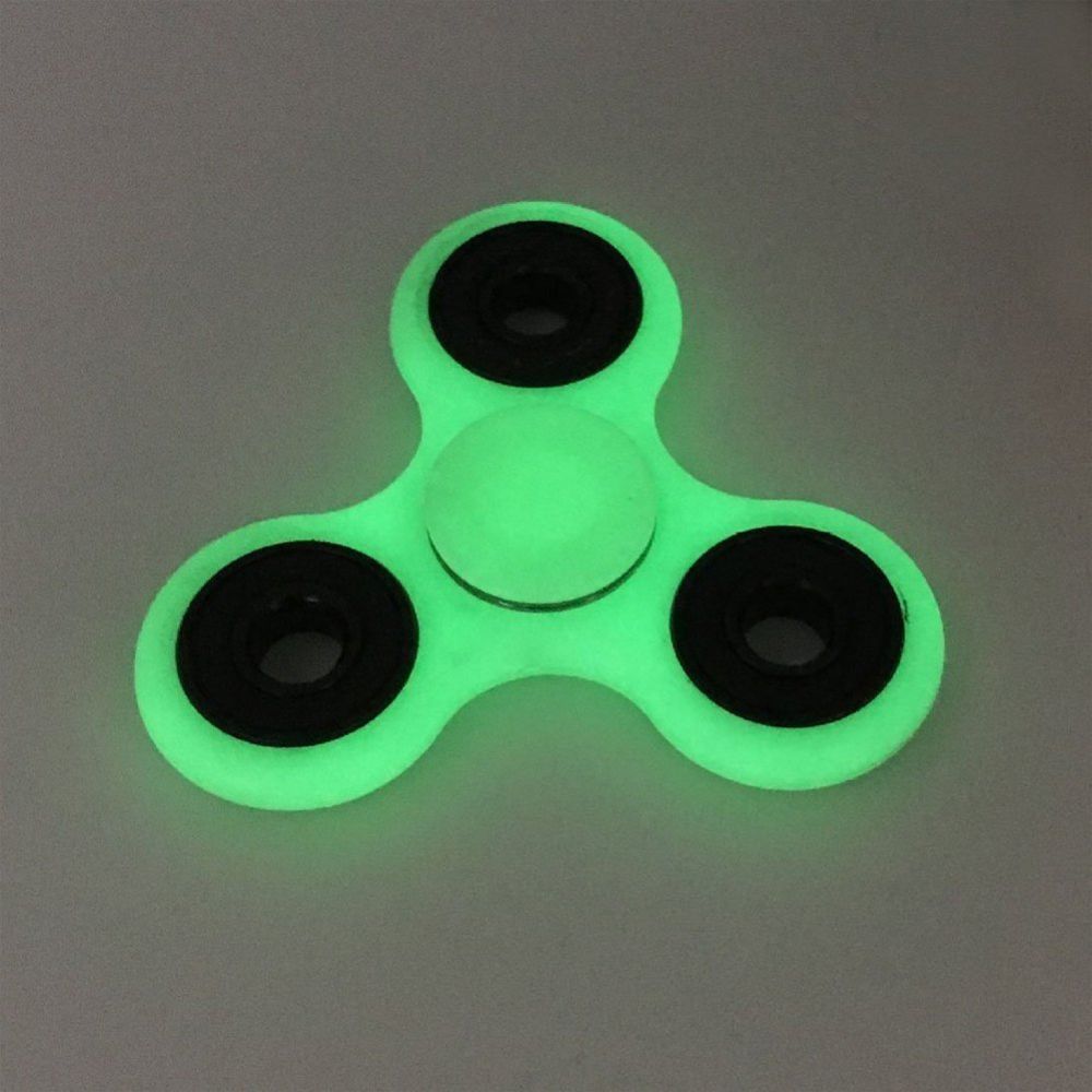 Alpexe - Fidget Turbospin Hand Spinner Vert Phosphorescent anti-stress - Jeux éducatifs