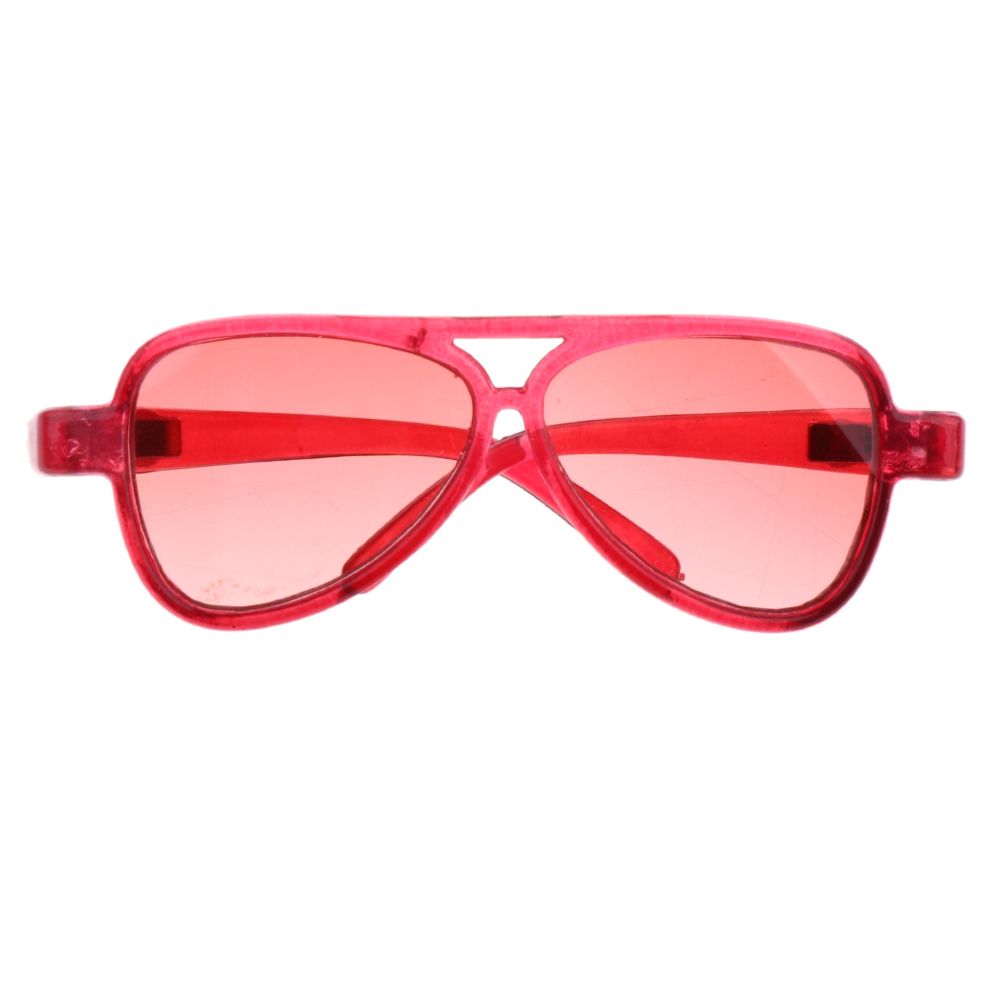 marque generique - 1/3 bjd lunettes lunettes pour sd dod poupée lentille accs lentille rouge - Poupons