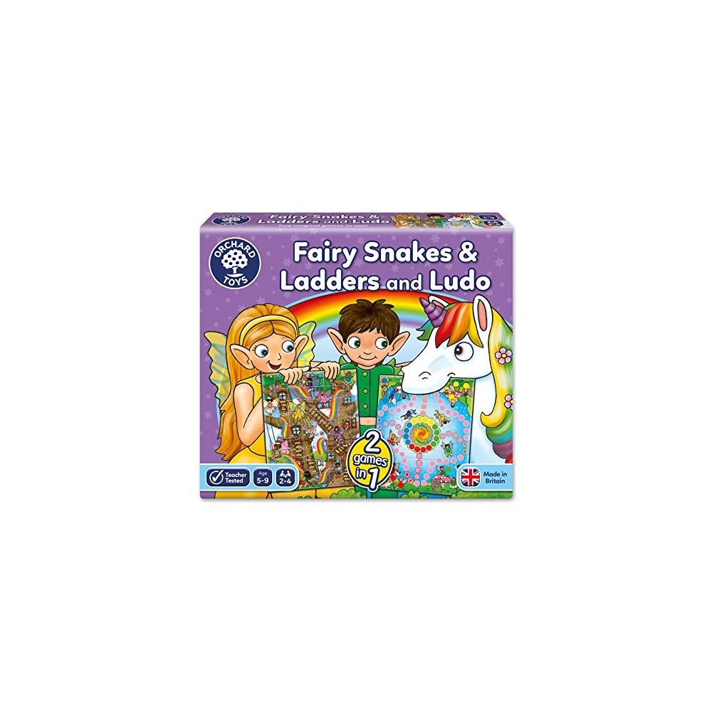 Orchard Toys - Orchard Fairy Snakes & Ladders (102621) - Jeux de cartes