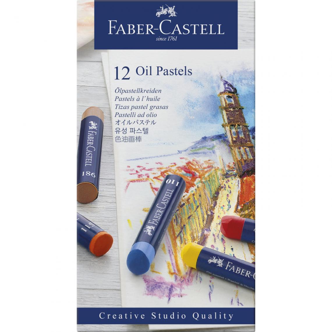 Faber-Castell - FABER-CASTELL Pastel à l'huile STUDIO QUALITY, étui de 12 () - Bricolage et jardinage