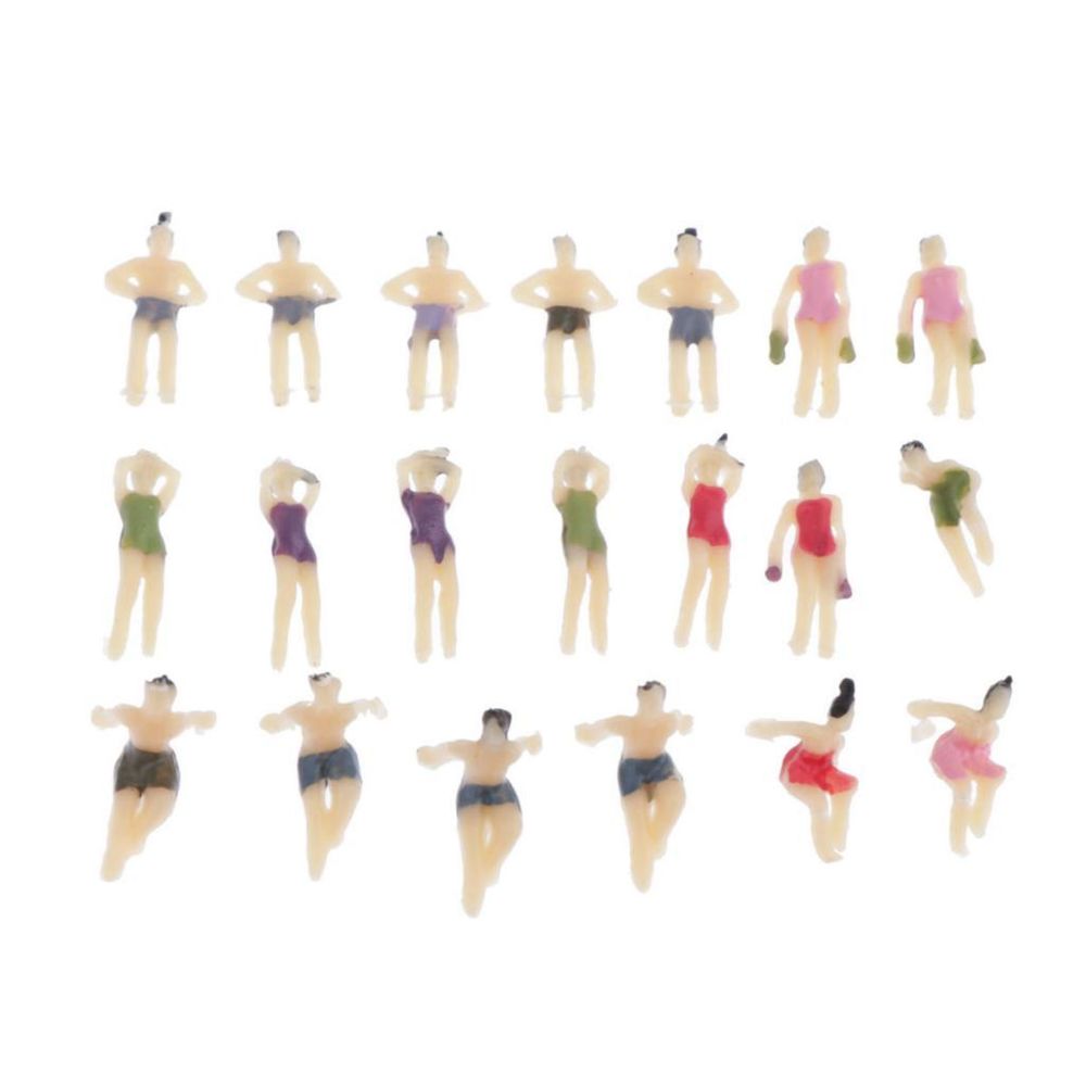 marque generique - Figurines de personnes échelle OO 1:150 bricolage - Accessoires maquettes