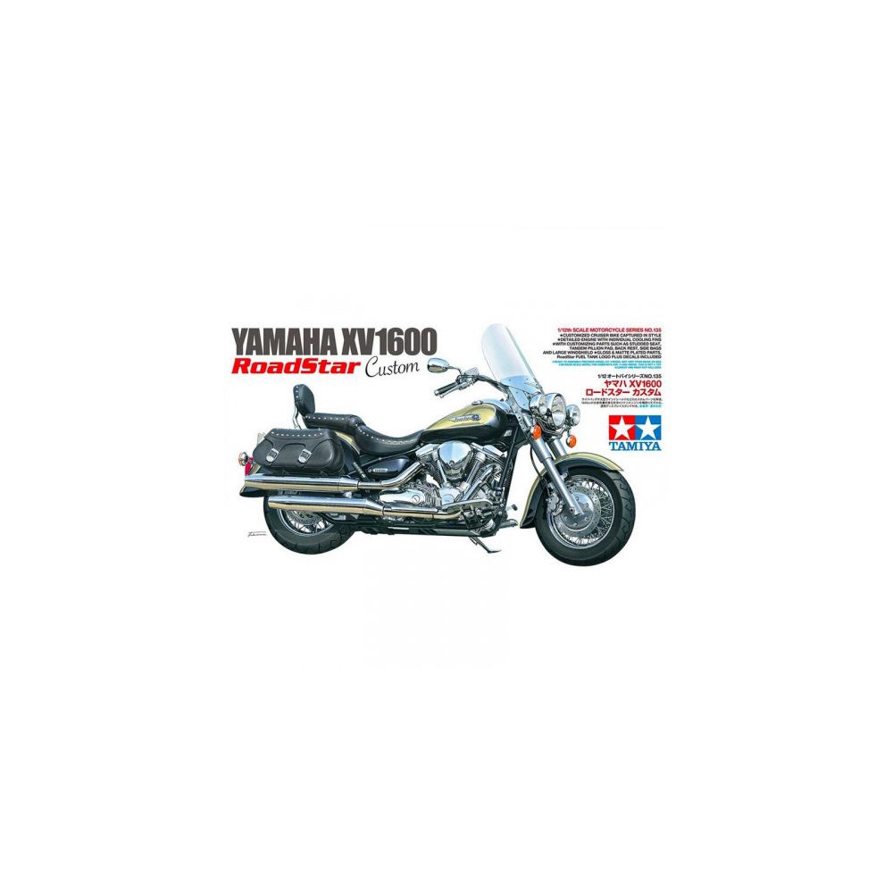 Tamiya - Coffret Yamaha XV1600 Road Star Custom - 1/35 - Tamiya 14135 - Chars