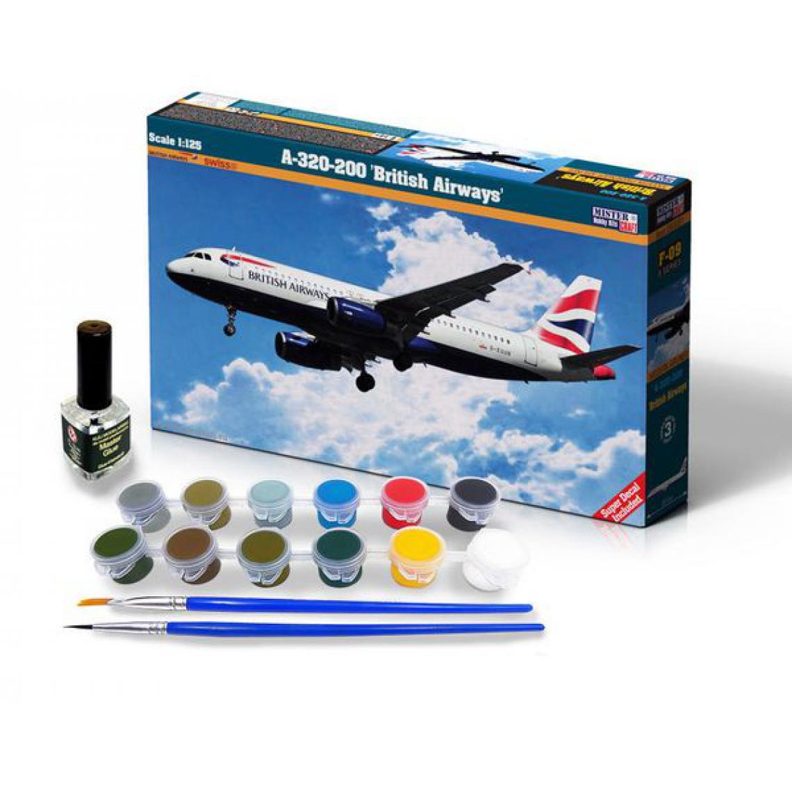 MISTERCRAFT - A-320-200 British Airways SUPER SET - 1:125e - Mistercraft - Accessoires et pièces