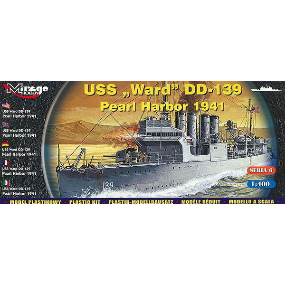 Mirage Hobby - USS Ward DD-139 'Pearl Harbor 1941' - 1:400e - Mirage Hobby - Accessoires et pièces