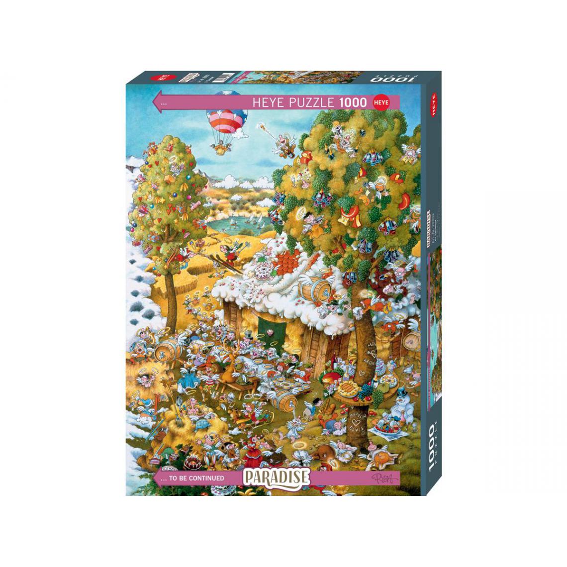 Heye - Heye - PUZZLE 1000 pièces - PARADISE IN SUMMER - Animaux