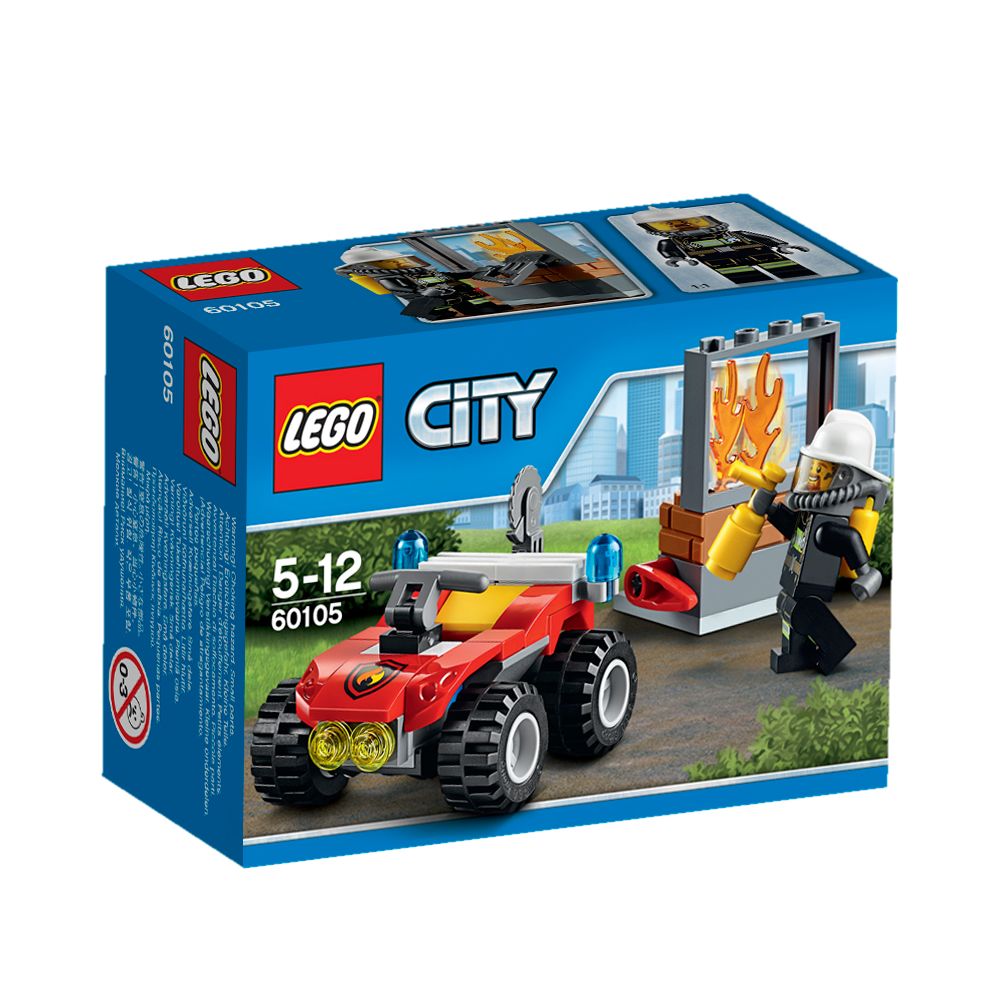 Lego - CITY - Le 4x4 des pompiers - 60105 - Briques Lego