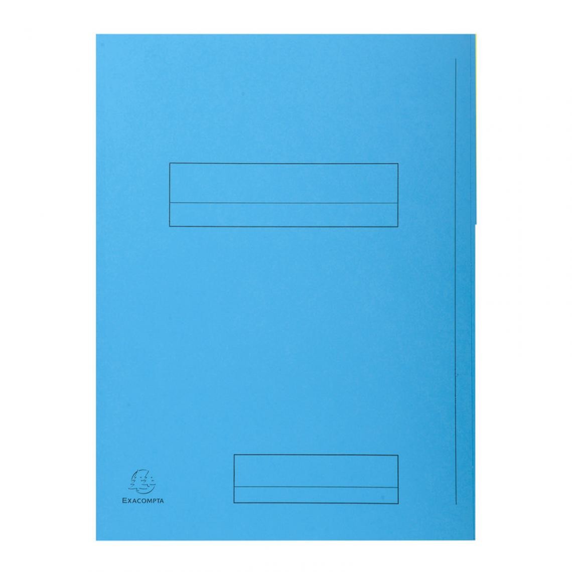 Exacompta - EXACOMPTA Chemises SUPER 250 imprimées, A4, bleu clair () - Accessoires Bureau