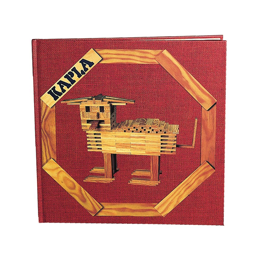 Kapla - KAPLA Livre d'Art Volume 1 - Rouge - Briques et blocs
