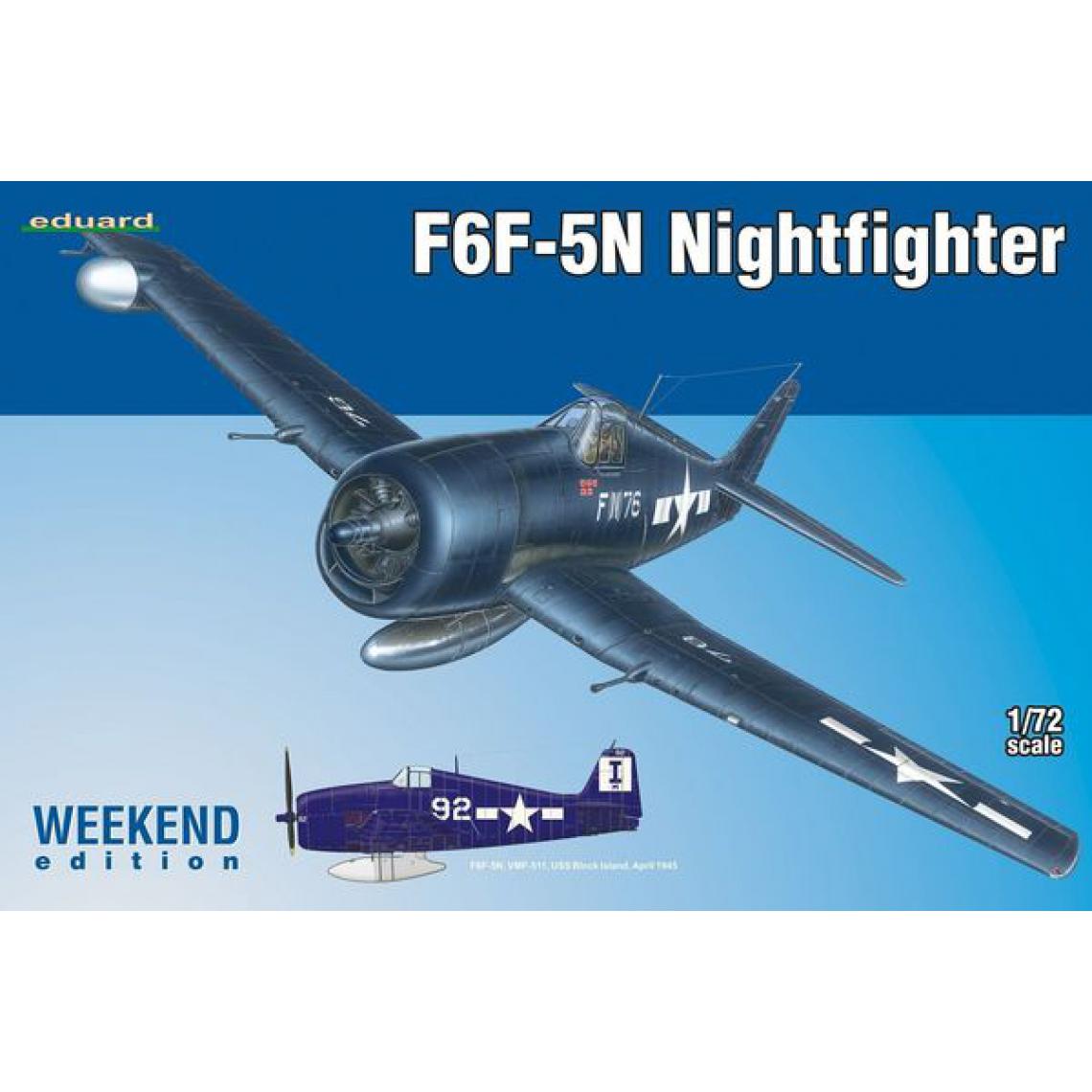 Eduard - F6F-5N Nightfighter Weekend edition - 1:72e - Eduard Plastic Kits - Accessoires et pièces