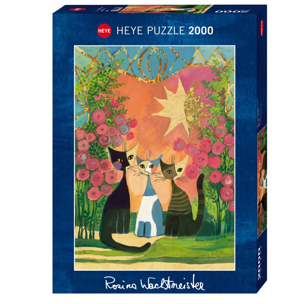 Heye - Puzzle 2000 pièces : Roses - Animaux