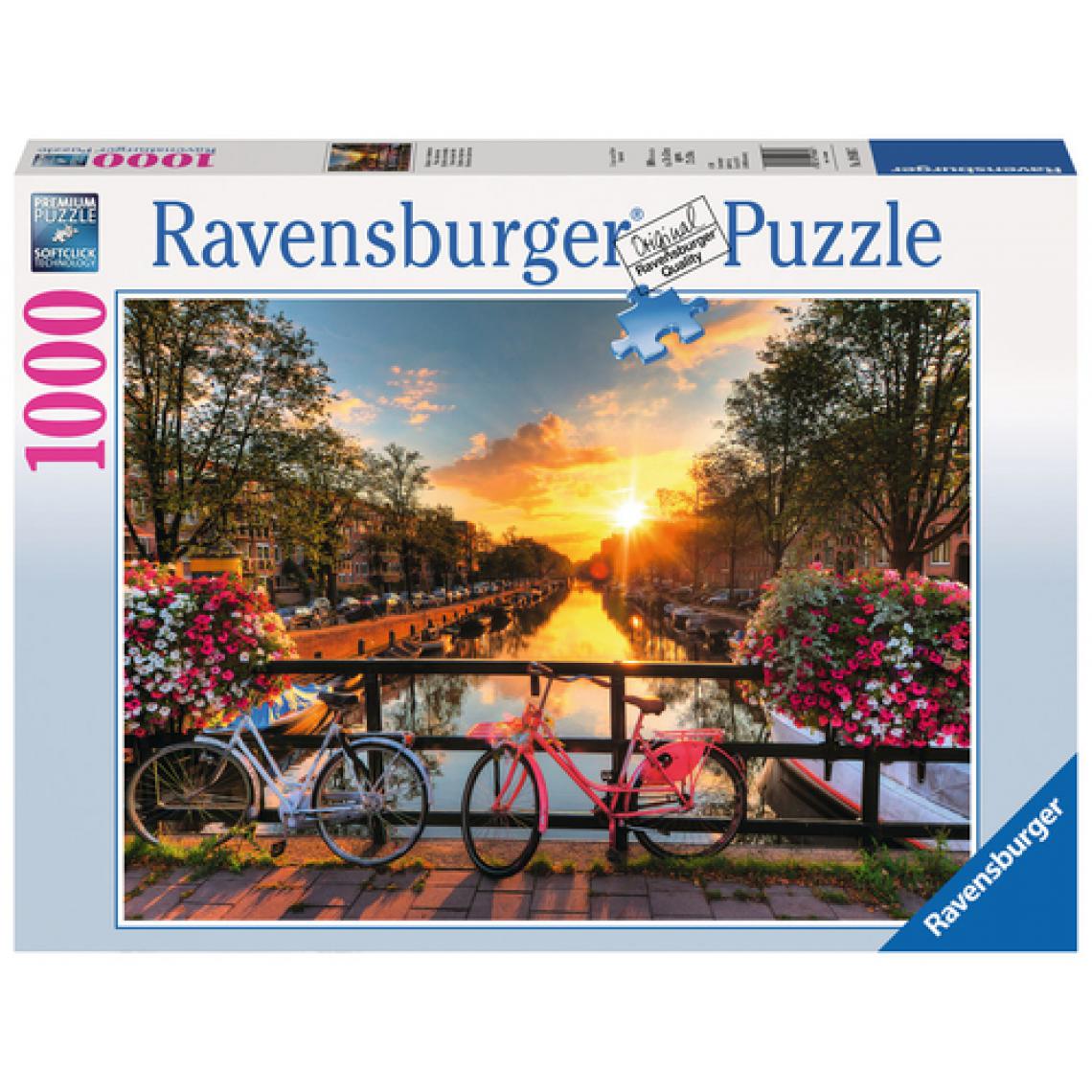 Ravensburger - Puzzle 1000 p - Vélos à Amsterdam - Animaux