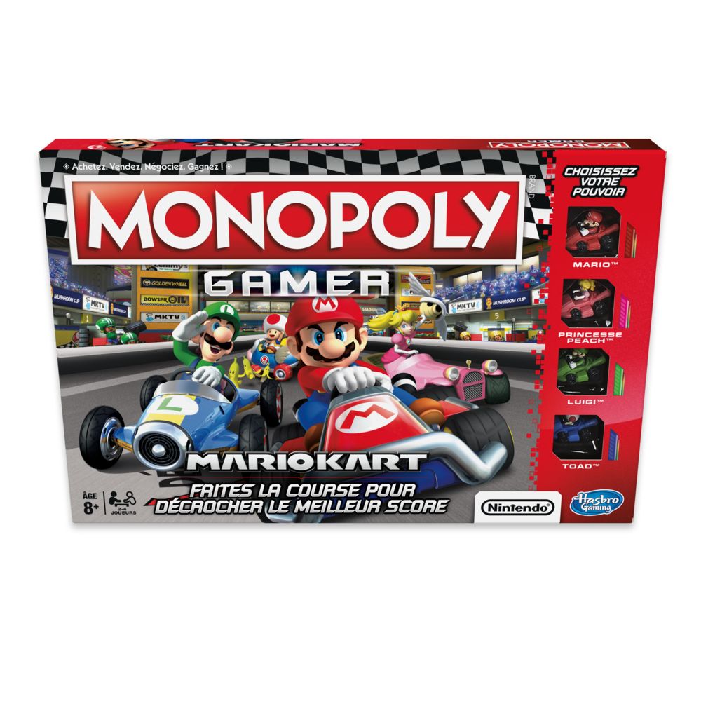 Hasbro Gaming - Monopoly Gamer - Mario Kart - E18701010 - Les grands classiques